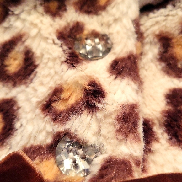 Cheetah faux fur lined coat - Picture 5 of 5